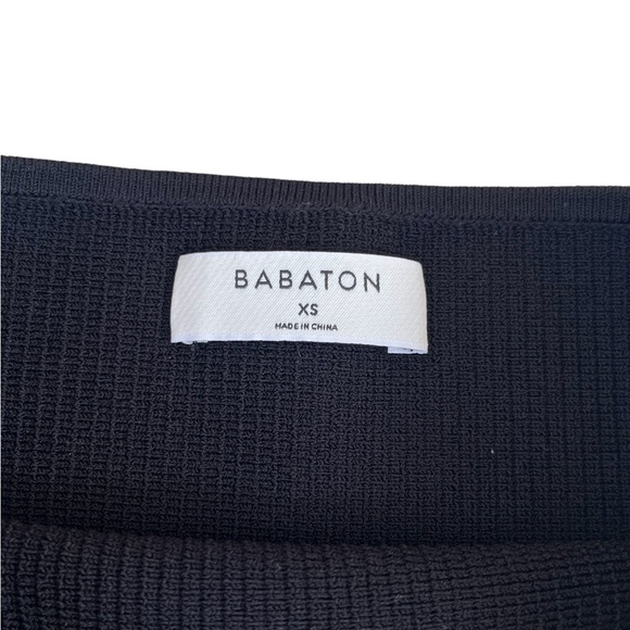 Babaton Ribbed Tube Top Crop Size XS Red And White Stripe EUC - Picture 4 of 6